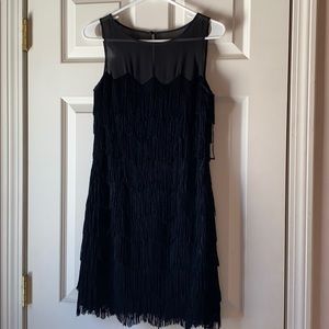 Cocktail dress with tassels